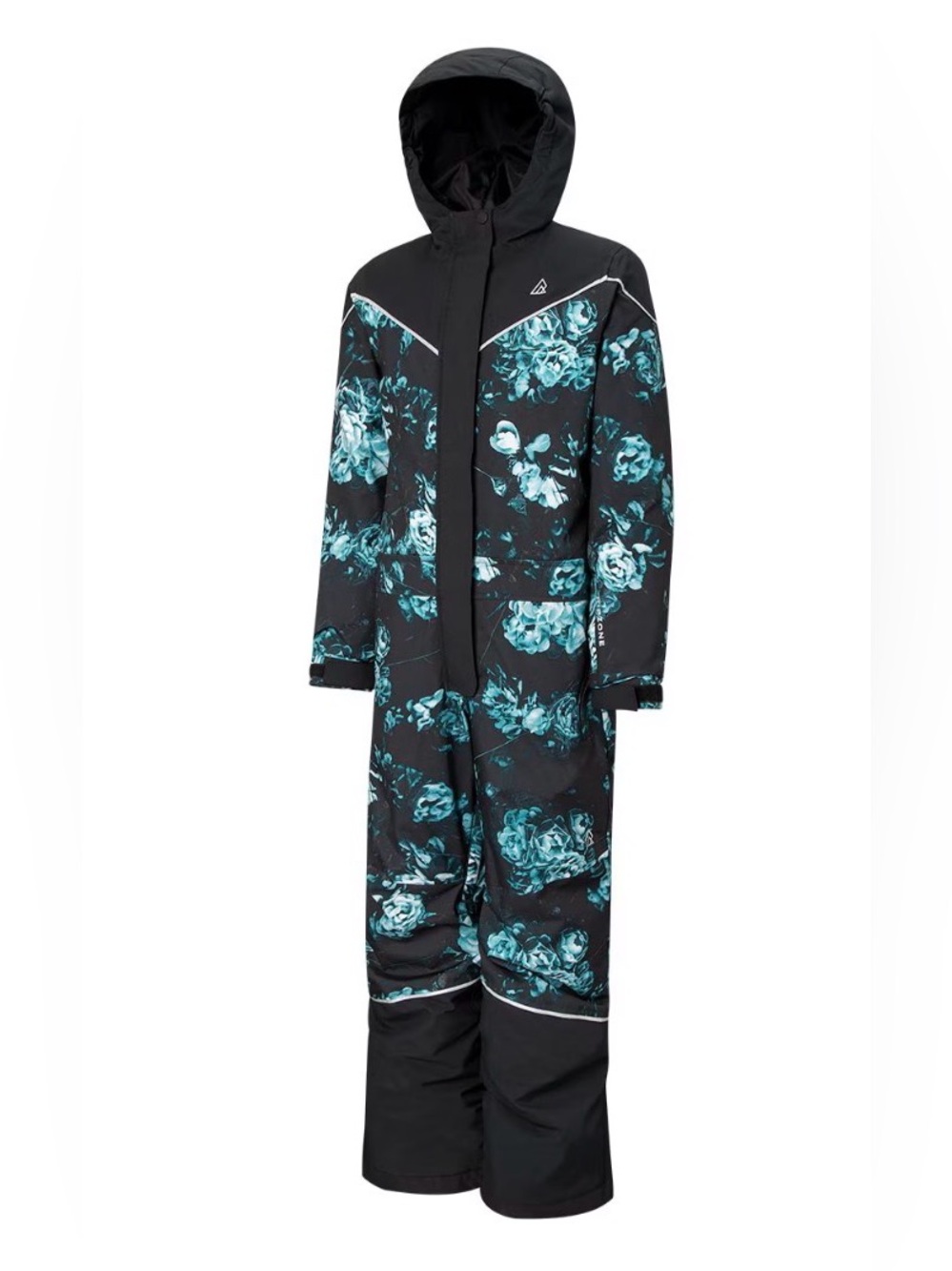 Ripzone Floral One-Piece Snowsuit Girls Large